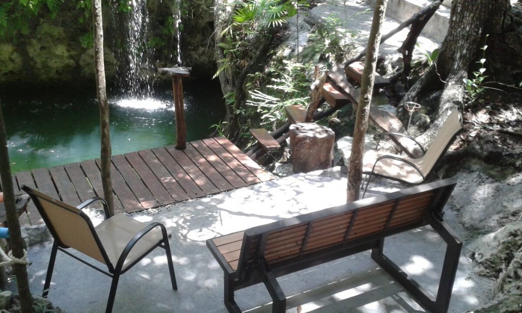 cenote privado en puerto morelos airbnb